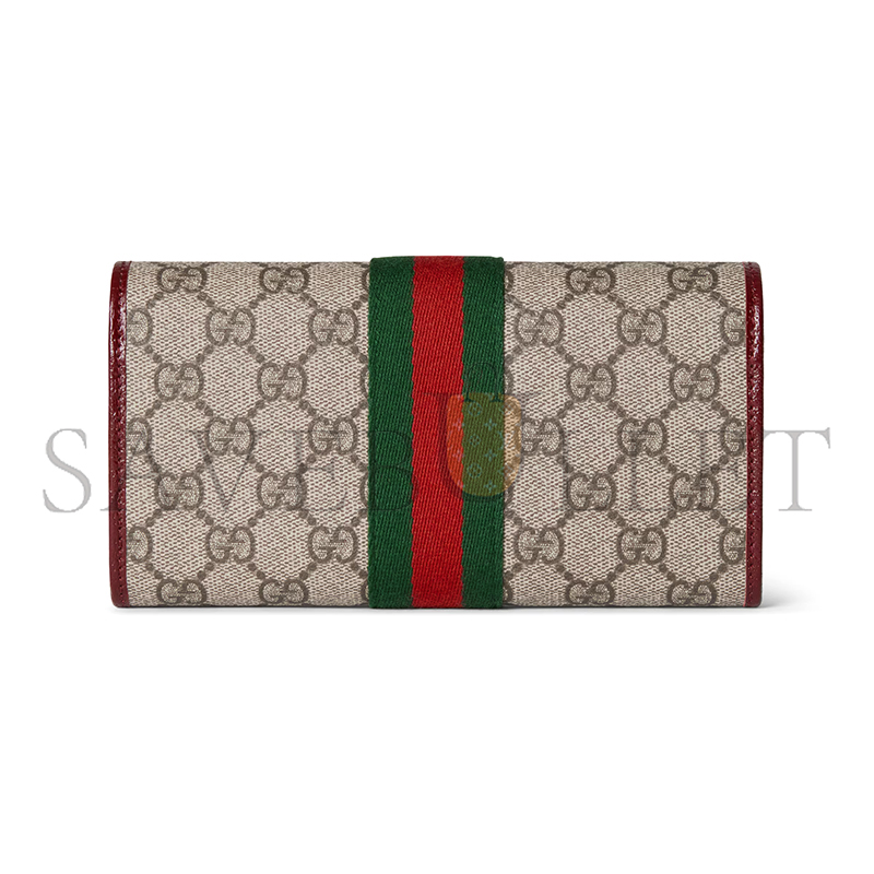 GUCCI OPHIDIA CONTINENTAL WALLET 838485 (19*10*3.5cm)